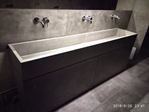 Раковины из бетона