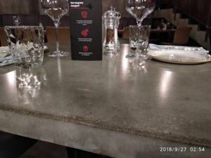 Изготовление столешниц из бетона